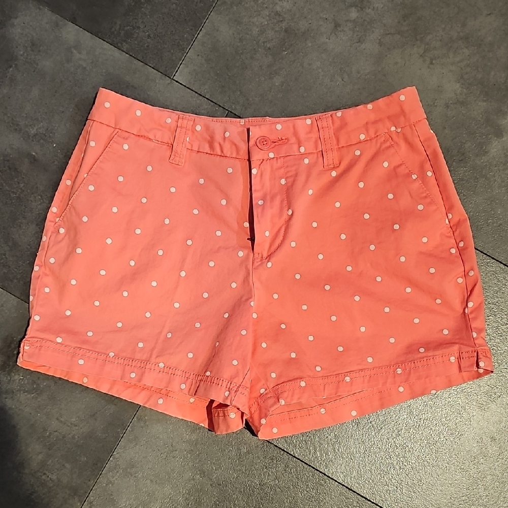 Magellan Outdoors Coral Polka Dot Shorts